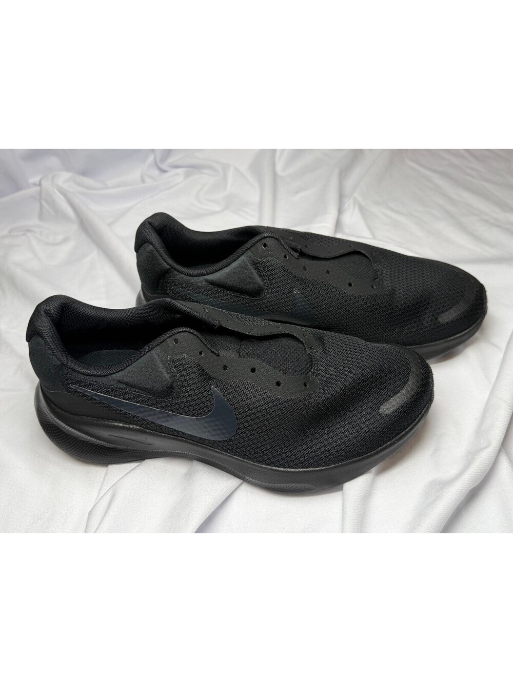 Excellent Condition Black Men's Size 8 Wide Nike Revolution 7 Running Shoes